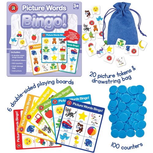 Picture Words Bingo 1